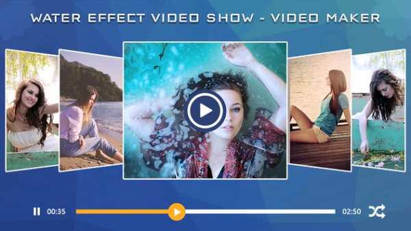 Water Effect Video Show 1 تصوير الشاشة