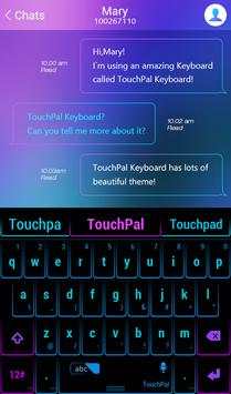 TouchPal Neon Light Theme screenshot 4