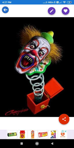 Scary Clown Wallpaper:HD Images,Free Pics download screenshot 2