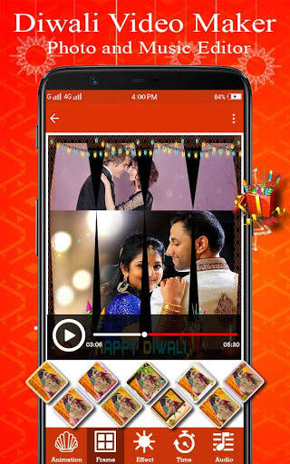 Diwali Video Maker - Photo and Music Editor screenshot 3