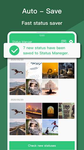 Status Manager for whatsapp status - check, save screenshot 2