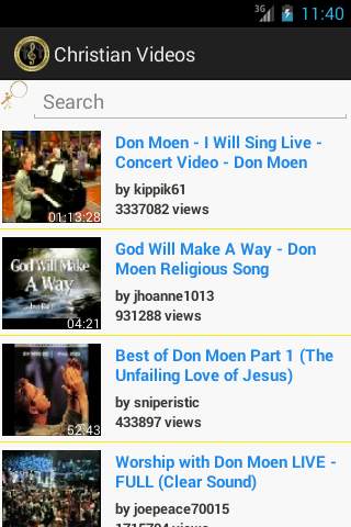 Christian Video Songs screenshot 2