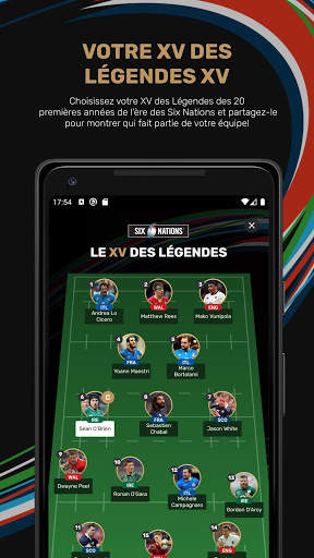 Guinness Six Nations Officiel screenshot 2