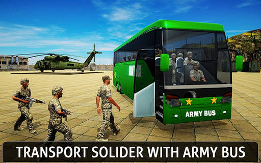 Military Bus Coach Driver: New Driving Simulator screenshot 12