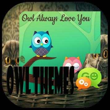 (FREE) GO SMS PRO  OWL THEMES screenshot 4