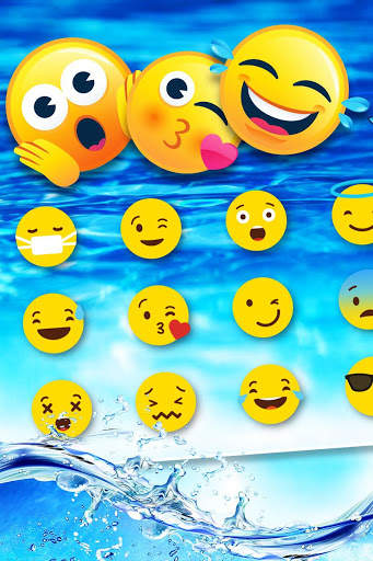 3D Glass Water Keyboard screenshot 3
