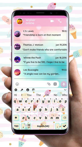 Keyboard Theme for Chatting screenshot 2