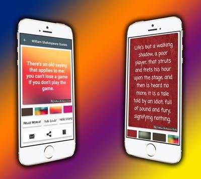 William Shakespeare Quotes Maker screenshot 8