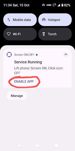 Screen ON/OFF screenshot 1