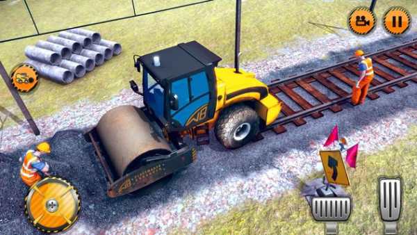 Indian Train Track Construction screenshot 6