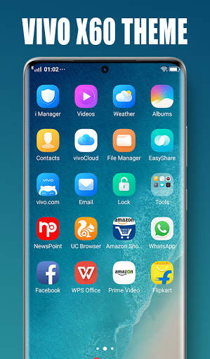 Vivo X60 pro Launcher, theme for Vivo X60 screenshot 1