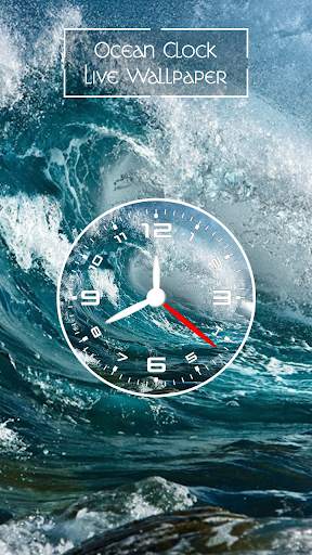 Ocean Clock Live Wallpaper screenshot 5