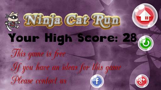 Ninja Cat Run screenshot 4