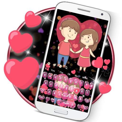 Love Couple Keyboard Theme 10001002