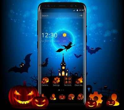 Halloween Ghost Night Pumpkin Theme screenshot 1
