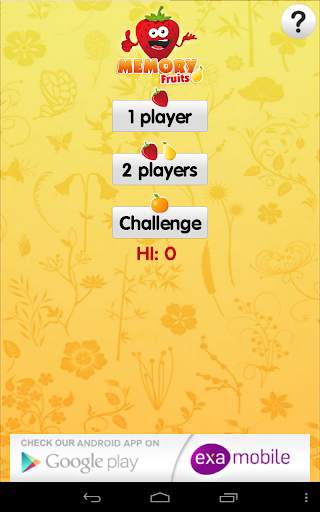 Fruits Games - Exercise Memory 15 تصوير الشاشة