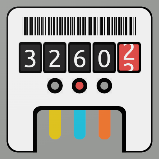 Meter readings | Read, save icon