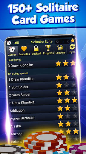 150  Solitaire Card Games Pack screenshot 1