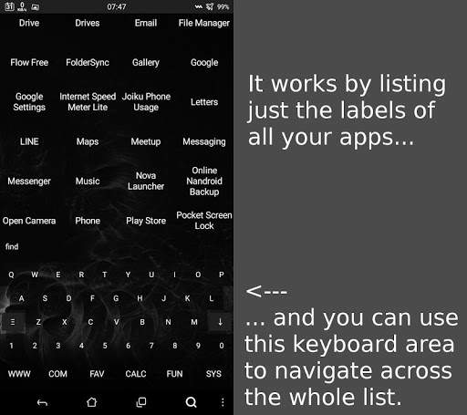 Letters Launcher screenshot 2