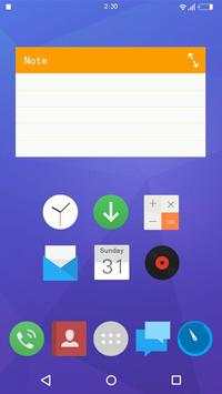 KK Launcher FlyMe Theme screenshot 2