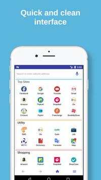 Maxi Browser - Very Light , Fast And Secure 2019 screenshot 2