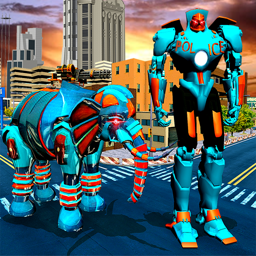 Police Elephant Robot Game:Real Robot Battle 2020 icon