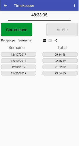 Chronométreur et suivi de projet screenshot 5