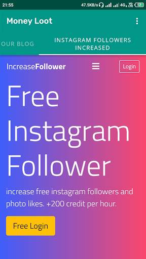 Money Loot -money and increase Instagram followers screenshot 4
