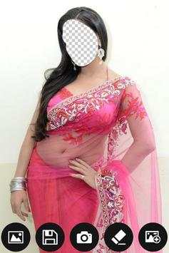 Women Transparent Saree Photo Editor screenshot 3