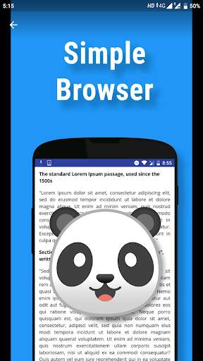 Panda Browser screenshot 1