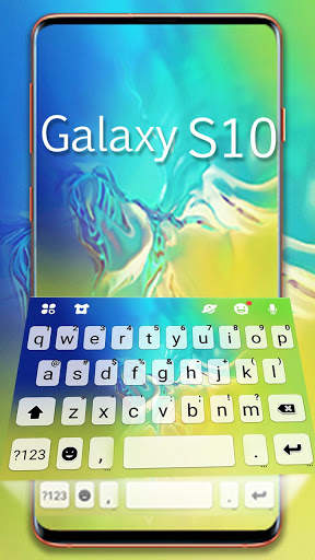 Galaxy S10 New Keyboard Theme screenshot 1