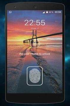 Fingerprint Lock Screen app Prank 3 تصوير الشاشة