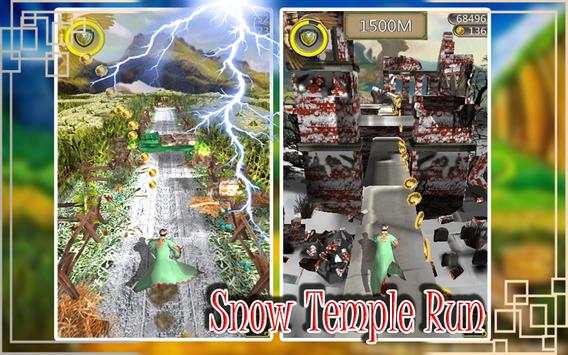 Snow Temple Run screenshot 2