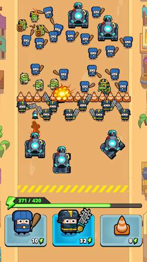 Police vs Zombie: Zombie City screenshot 2