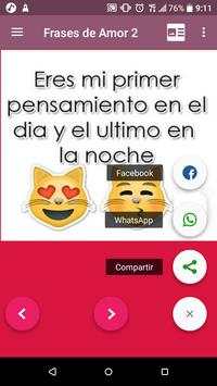 Frases de Amor 2 para facebook y whatsapp screenshot 5