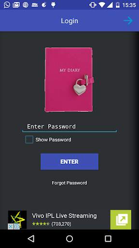 Secret Diary : My Personal Lock Diary screenshot 1