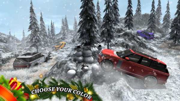 Offroad Rover Snow Driving screenshot 11