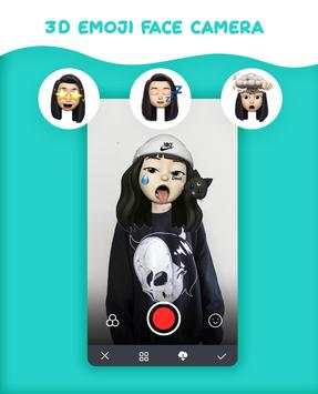 3D Emoji Face Camera - Sweet Snap Emoji Camera screenshot 5
