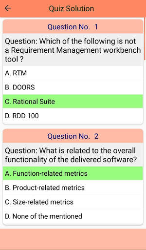 Software Engineering MCQs screenshot 8