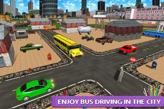 High School Bus Simulator: City Bus Driving screenshot 5