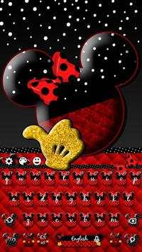 Mini Mouse Classic Keyboard Theme स्क्रीनशॉट 1