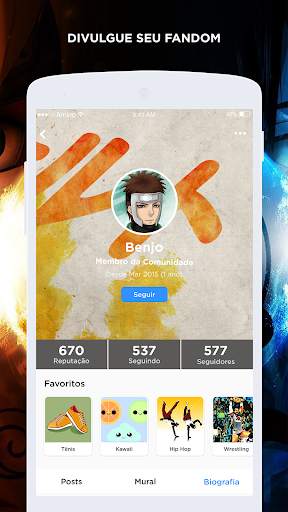 Academia Ninja Amino para Naruto em Português screenshot 3