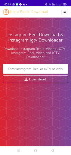 reels downloader - download instagram video screenshot 1