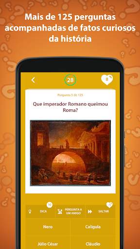 Trivia quiz de história screenshot 4