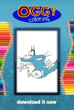 Oggy Coloring Game screenshot 3