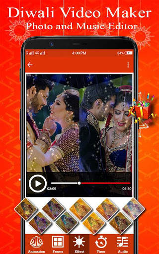 Diwali Video Maker - Photo and Music Editor screenshot 4