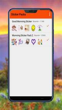 Good Morning stickers -For WhatsApp Stickers screenshot 3