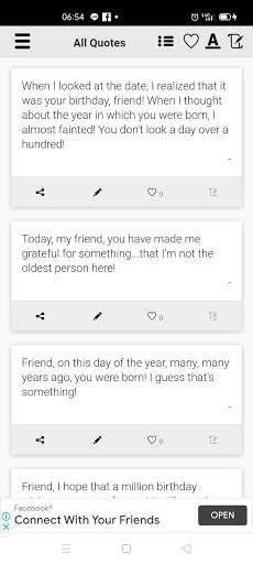 Funny Birthday Wishes screenshot 1