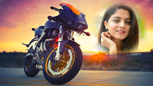 Bike Photo Editor-Bullet Frame screenshot 13