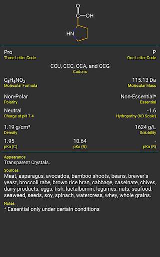 Amino Acids скриншот 5